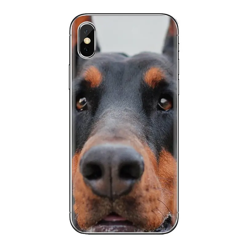 Transparent Soft Shell Covers For Xiaomi Redmi 4A S2 Note 3 3S 4 4X 5 Plus 6 7 6A Pro Pocophone F1 funny Dachshund doberman |