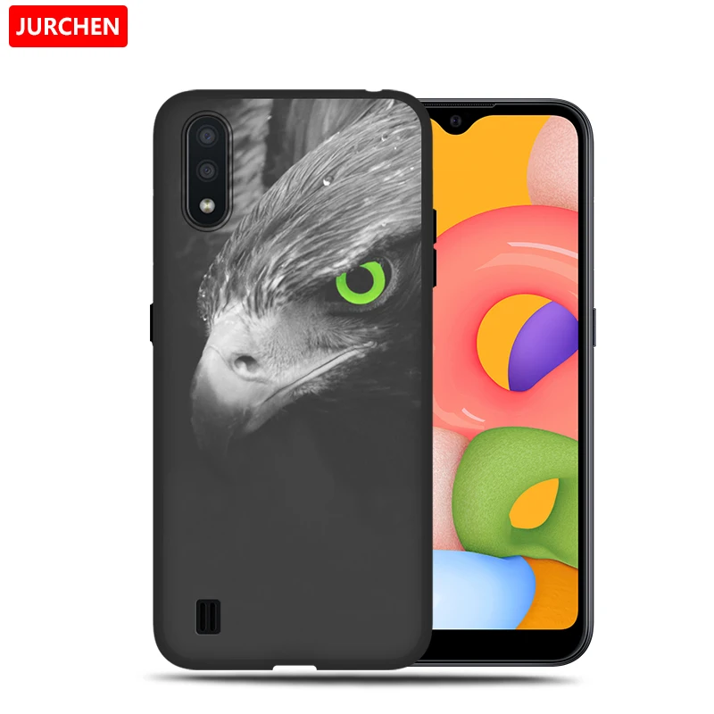 Мягкий силиконовый чехол EiiMoo для Samsung Galaxy A01 A015F A015G | Мобильные телефоны и