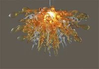 home art decor energy saving amber color flush mount ceiling light
