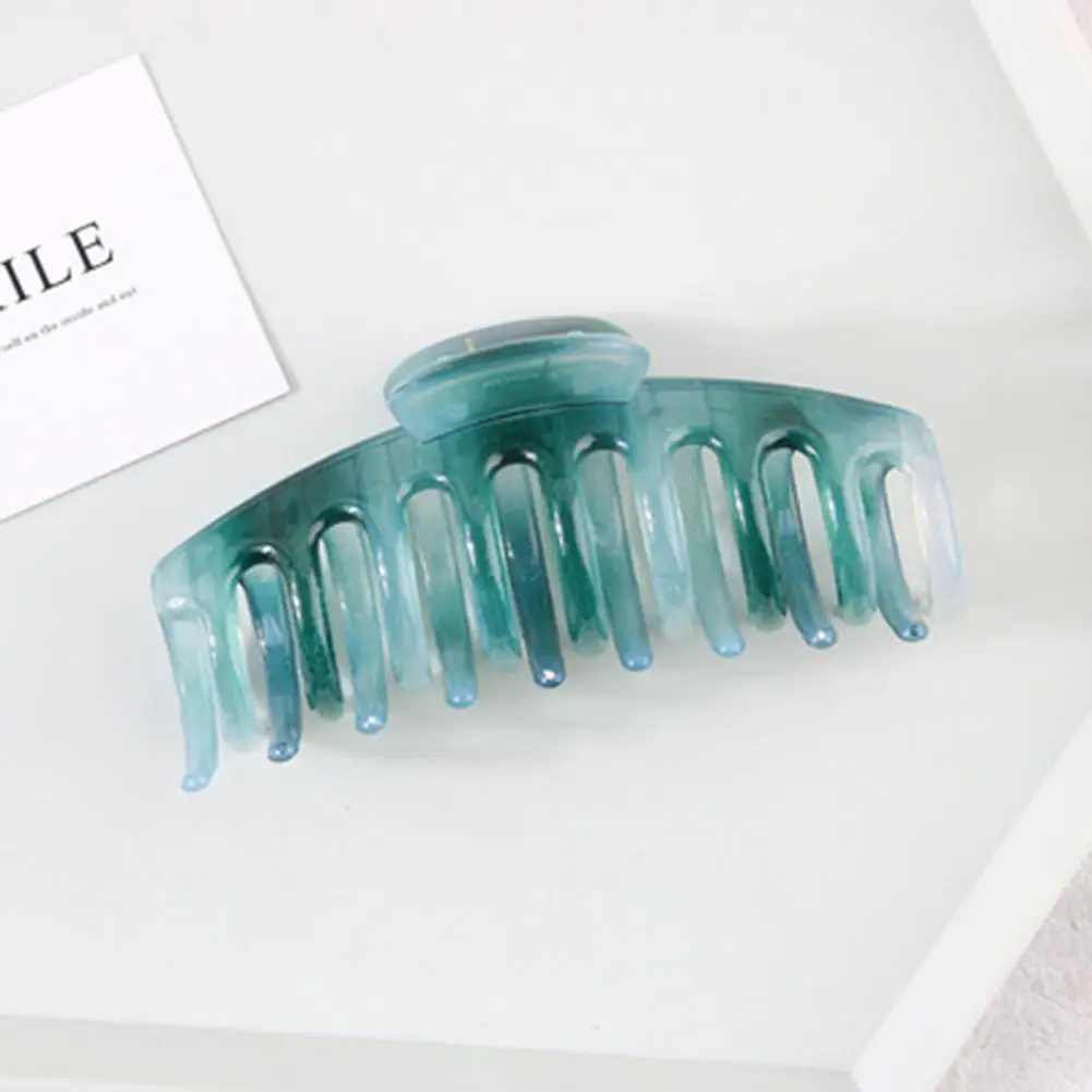 Элегантная матовая искусственная Нескользящая большая Заколка-краб для женщин