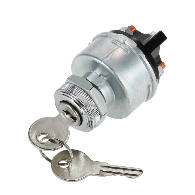 

Mount 2-Key 3 Position OFF ON Start for Tractor Forklift Tuning Car Truck Tools Universal Ignition Key Switch Lock Flush