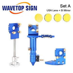 Набор светоотражающих зеркальных и Фокусирующих Линз CO2, крепление для машина для лазерной гравировки и резки деталей