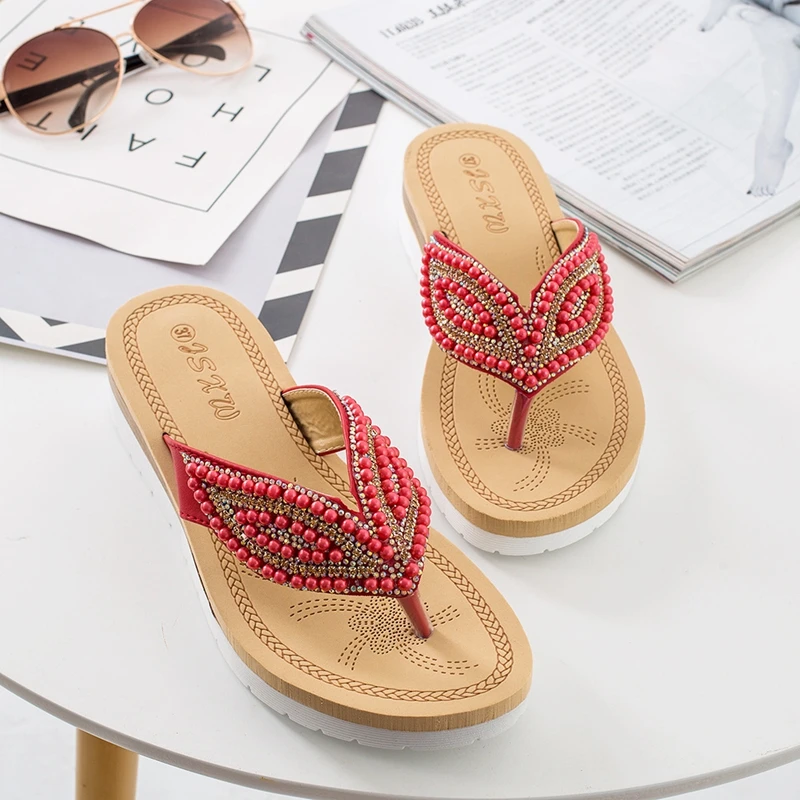 ZZPOHE/Женская обувь летние модные женские нескользящие вьетнамки из мягкой кожи