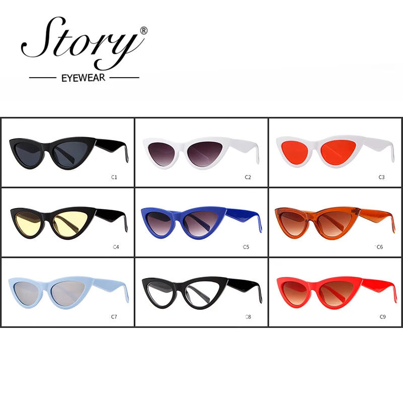 Очки солнцезащитные женские кошачий глаз в стиле ретро|Женские очки| |