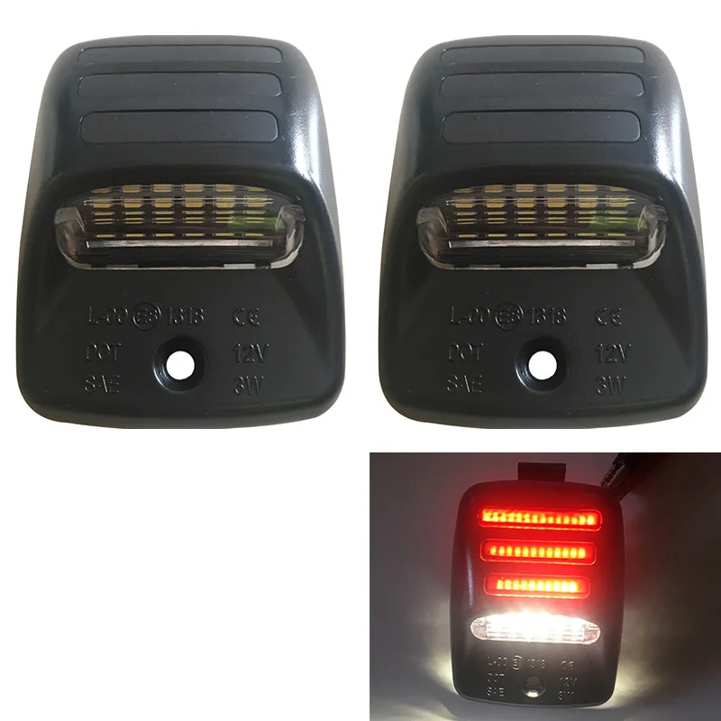 2 шт. светодиодный светодиодные лампы для заднего номерного знака Toyota 05