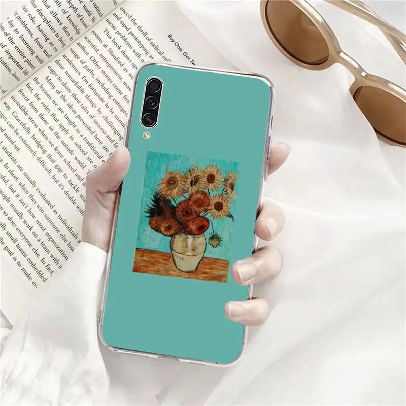 

Van Gogh aesthetic art Phone Cases Transparent for Samsung s9 s10 s20 Huawei honor P20 P30 P40 xiaomi note mi 8 9 pro lite plus