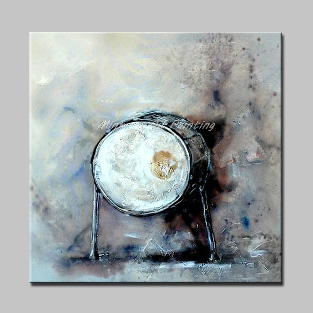 100% Ручная роспись современный дизайн Холст Картина маслом работа лягушка