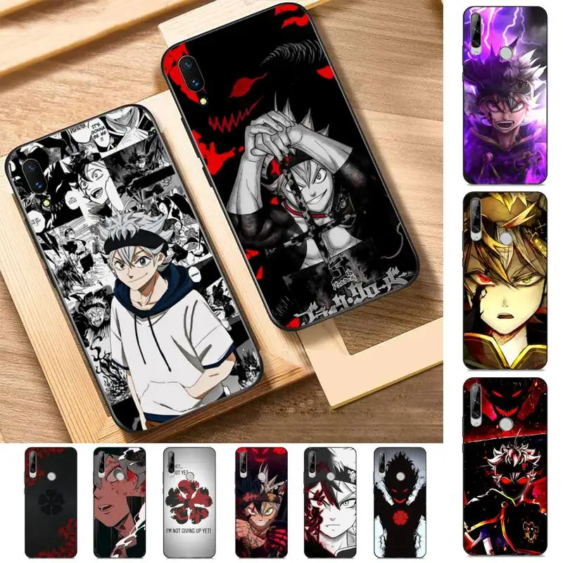 

Yinuoda Black Clover Anime Asta Phone Case for Huawei Y 6 9 7 5 8s prime 2019 2018 enjoy 7 plus
