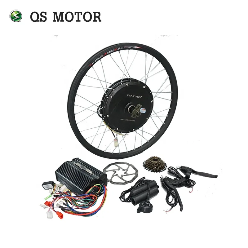

QS Motor 205 3000W 5000W 72V 14kW Peak Electric Bicycle Bike Brushless DC electric hub motor Conversion Kit