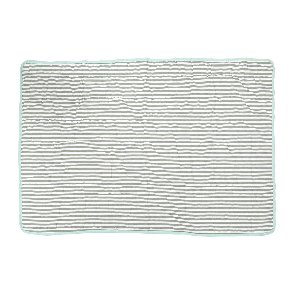 

Летнее одеяло с кондиционированием воздуха, моющееся домашнее покрывало для кровати, летнее тонкое стеганое одеяло (зеленая белая полоса)