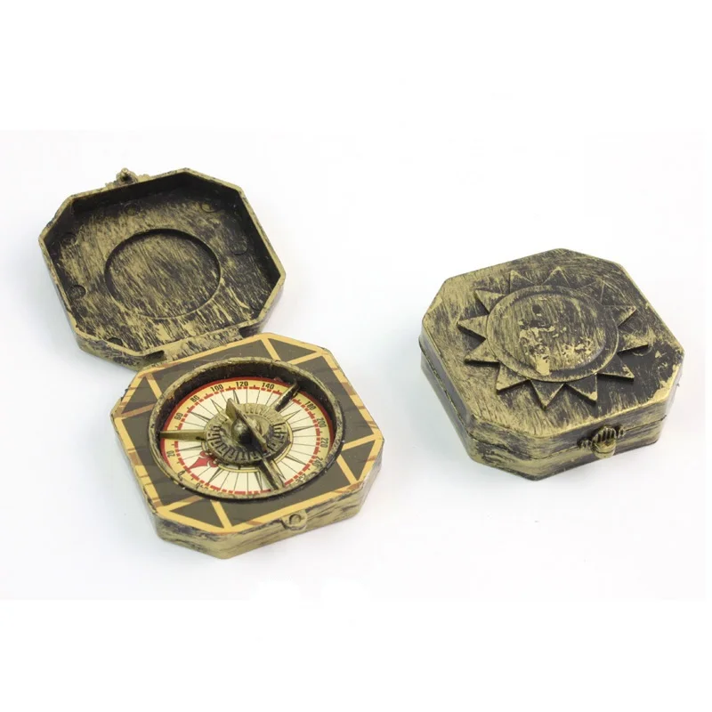 2 шт. винтажный костюм пирата капитана игрушка ретро морской компас Детские