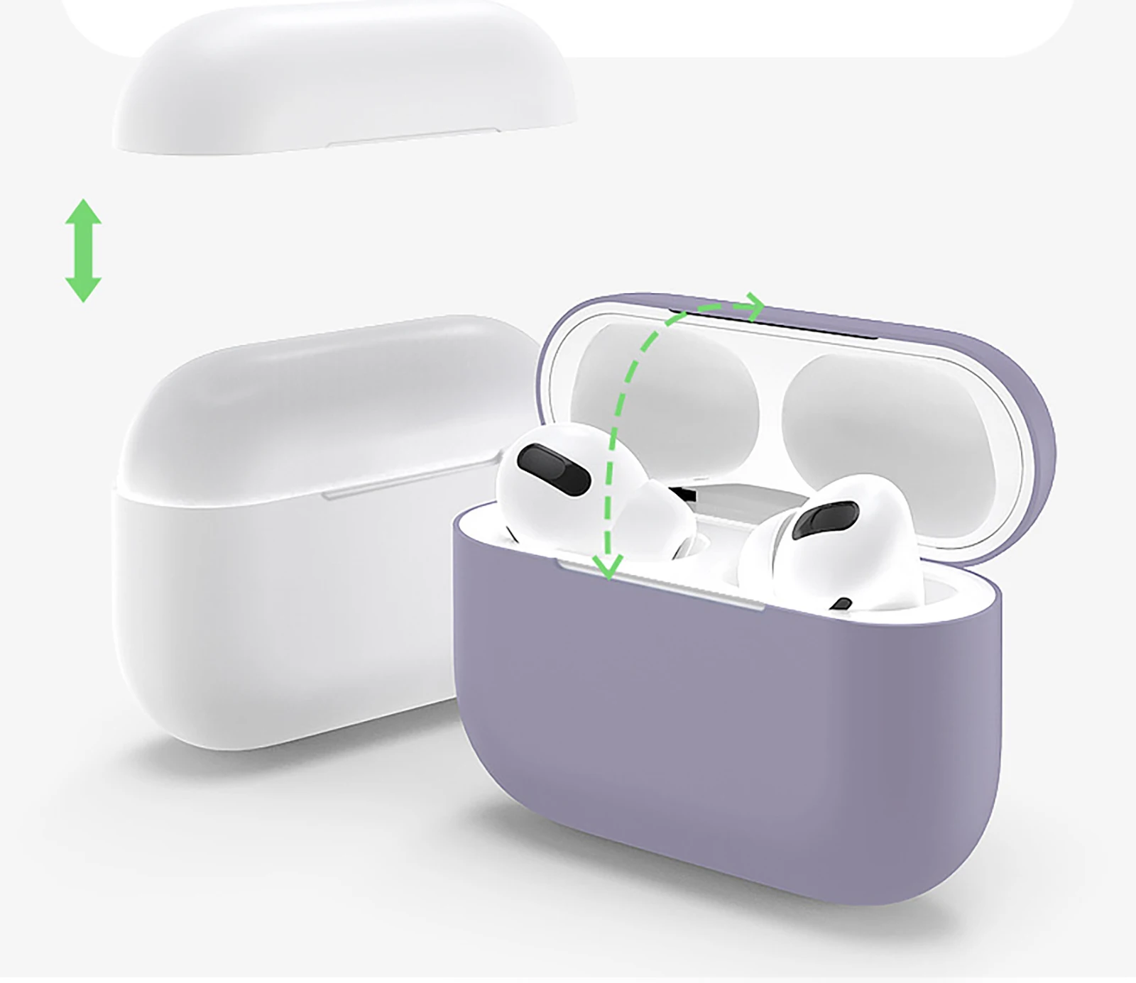 

Macaron Color Wireless Earphone Protective Sleeve Airpods3 Generation Silicone Shell Ultra-thin Wireless Bluetooth Headset Case