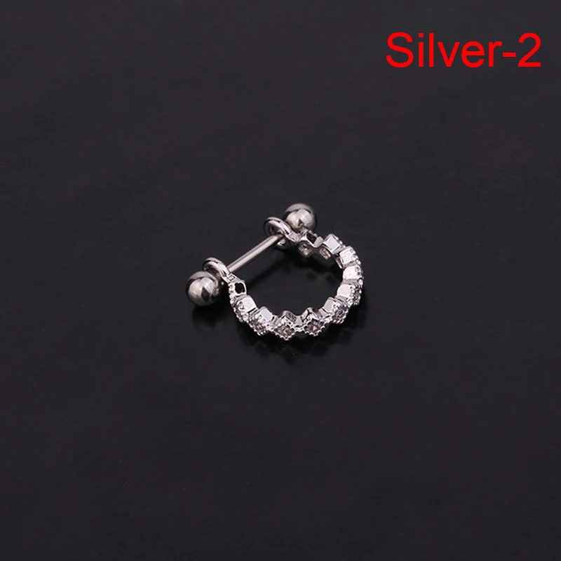 

U Shape Stainless Steel Helix Cartilage Barbell Ear Stud Piercing Body Jewelry