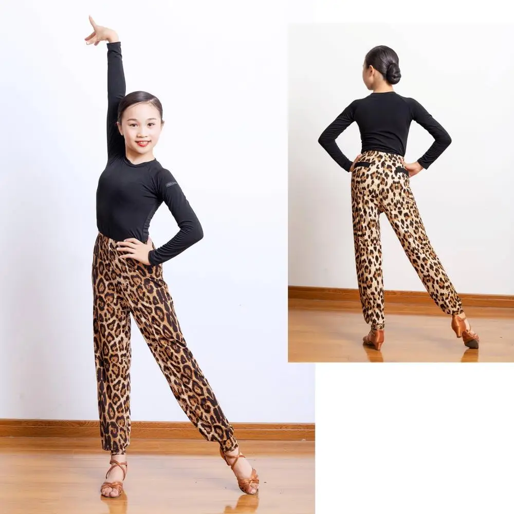 GD4034 Детские латинские Современные Бальные танцы профессиональные эластичные и