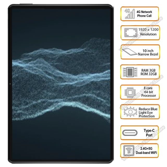 Планшет на Android 9 0 восемь ядер экран 10 дюймов 3 ГБ + 32/64 | Компьютеры и офис