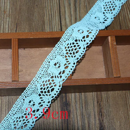 5 yard 5 ярдов хлопок кружево кружевная ткань DIY Хлопок Вязание крючком кружевной пояс плетение декоративная ткань материал: хлопок - Цвет: 5 yard