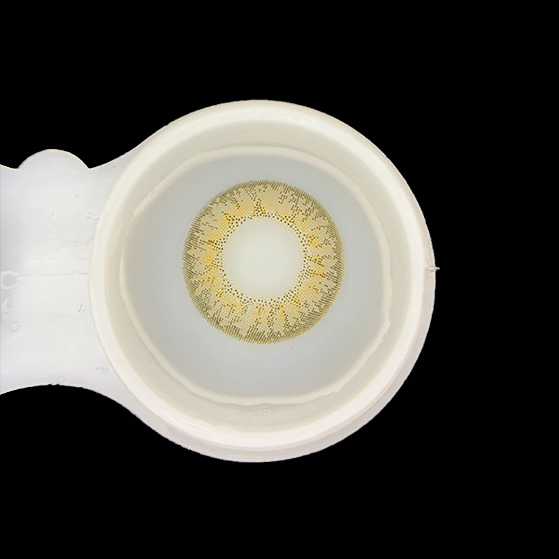 

2Pcs/pair Colored Contact Lenses Tokyo Ghoul for Eyes Gray Cosplay Light Brown Natural Color Big Eye 3 Month Wholesale Halloween