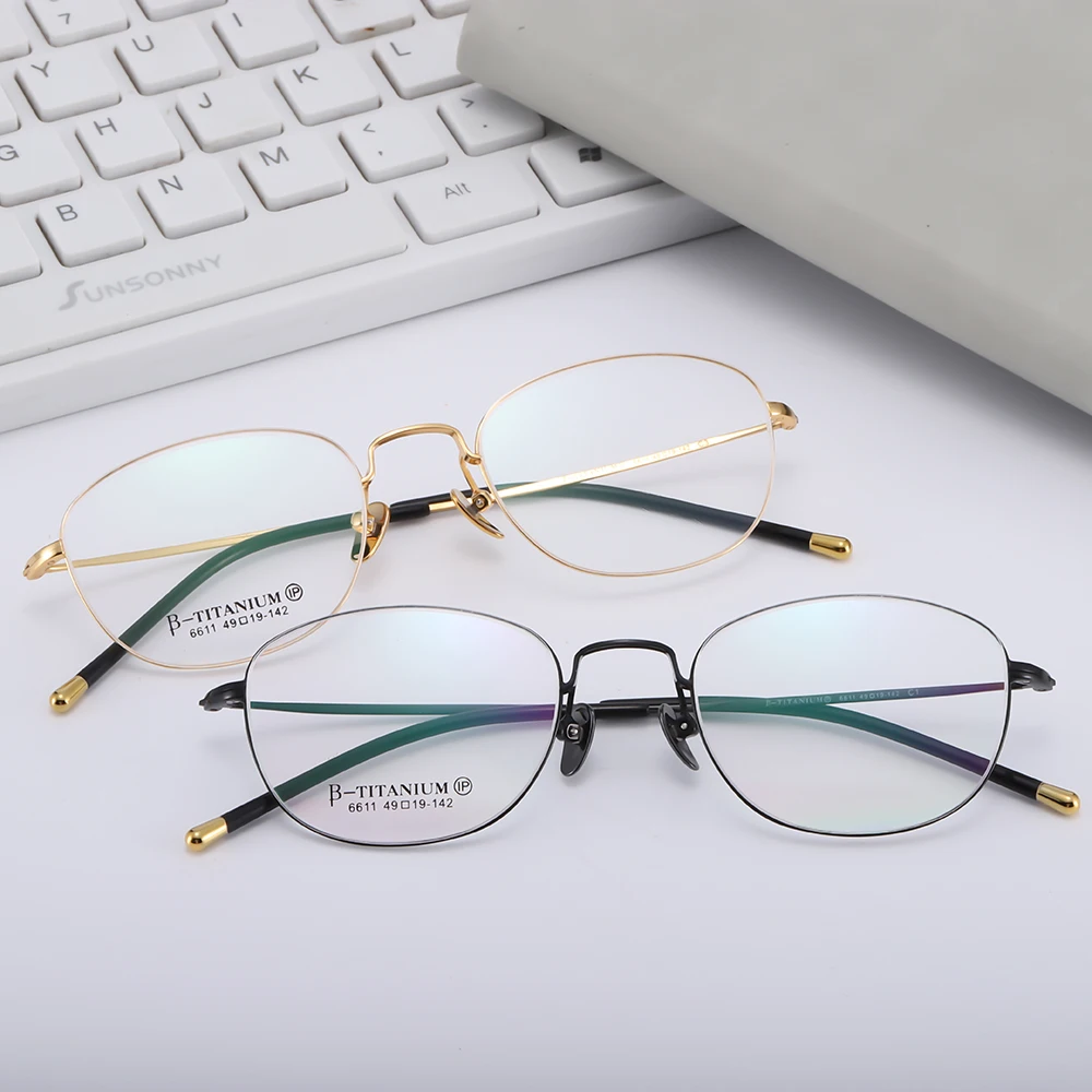 Титановая оправа для очков женские квадратные оптические очки близорукости |