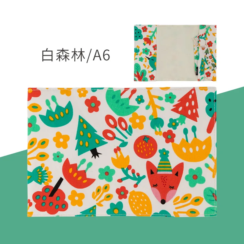 A6 baisenlin Японский Тканевый блокнот от Fromthenon, Обложка для планировщика Hobonichi A5A6, милый дневник, запасная часть книги, защитная оболочка, школьные канцелярские принадлежности - Цвет: A6 baisenlin