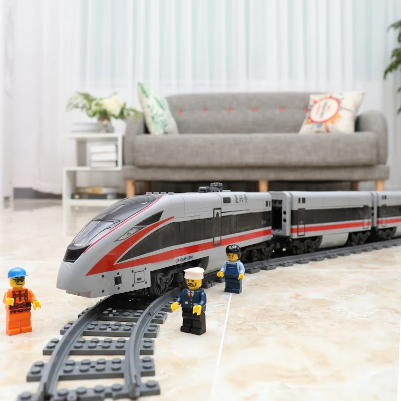 Набор моделей железной дороги Happy Train Curve электрические строительные блоки на