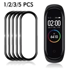 9D Защита экрана для xiaomi mi band 3 4 5 6 защитное стекло Miband 6 полная изогнутая края устойчивость к царапинам для mi band 5 пленка