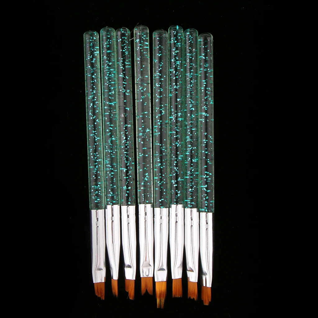 

7 размеров круглая остроконечная кисть ручной работы для нейл-арта тонкая живопись