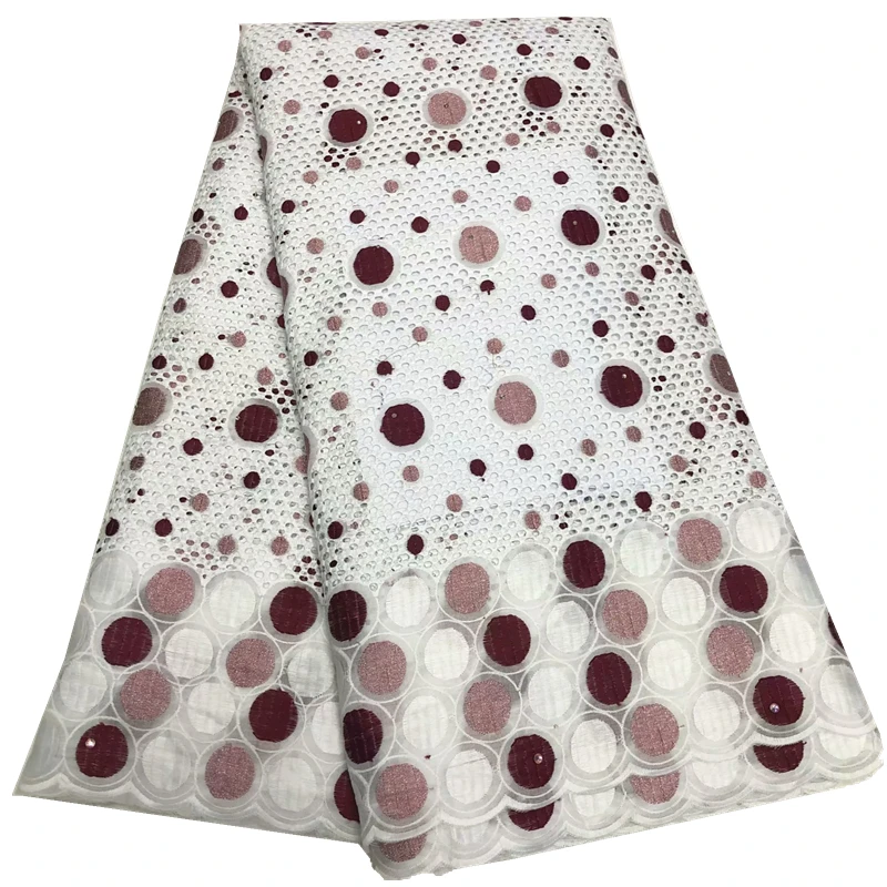 Популярное открытое Африканское сухое кружево ткань швейцарская вуаль