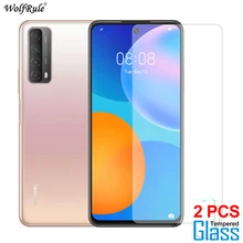 2Pcs Screen Protector For Huawei P Smart 2021 Glass Z S Y9 Prime 2019 Tempered Glass Protective Film For Huawei P Smart 2020