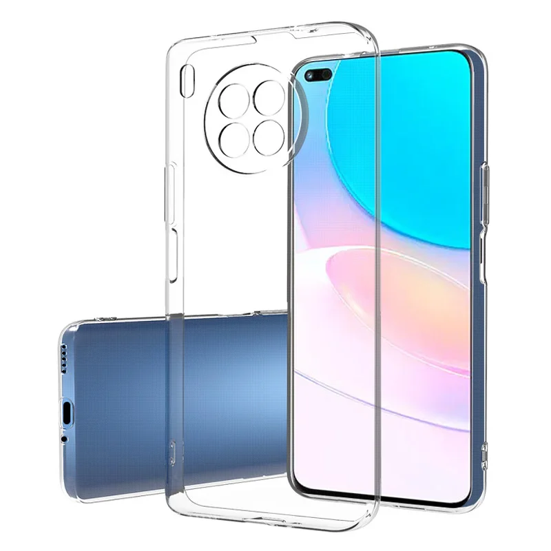 Прозрачный чехол для Huawei Nova 8i 9 SE силиконовая задняя крышка из ТПУ Honor 50 Lite 60