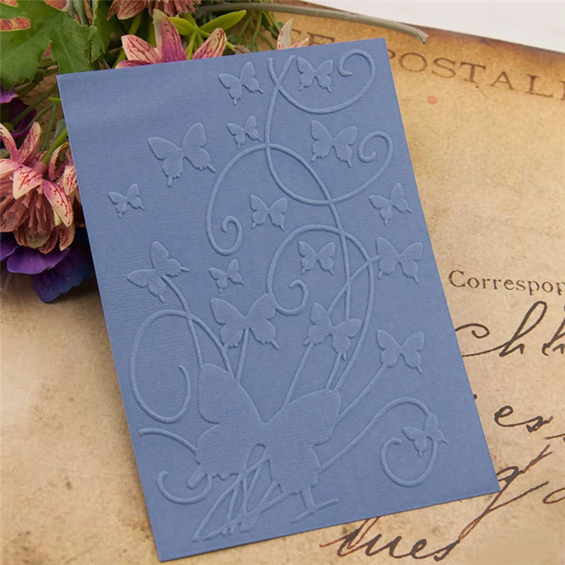 Embossing Folders DIY making Paper Cards Craft Card stencil Scrapbook Template Plastic transparent Stamps Wedding Decor | Дом и сад