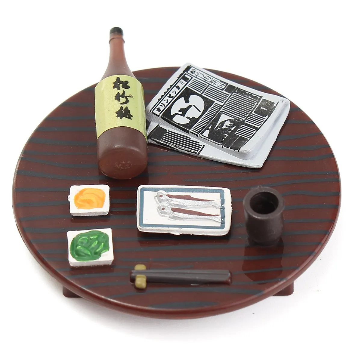 

7pcs/set Wooden DIY 1:12 Simulation Miniature Dollhouse Furniture Scene Mini Furniture Set For Children Dolls house Accessories