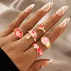 5 шт., стильные кольца в стиле бохо