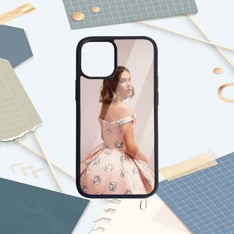 

stranger things Millie Bobby Brown Phone Case PC For iPhone 11 12 pro XS MAX 8 7 6 6S Plus X 5S SE 2020 XR