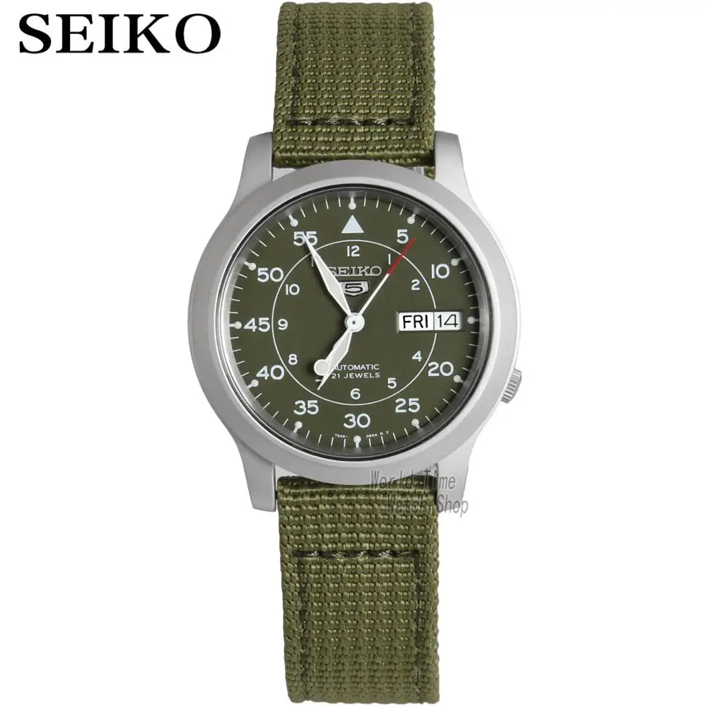 SNK805K2-A Seiko часы мужские 5 автоматические часы люксовый бренд водонепроницаемые спортивные мужские часы набор мужские часы водонепроницаемые часы relogio masculino - Цвет: SNK805K2-A