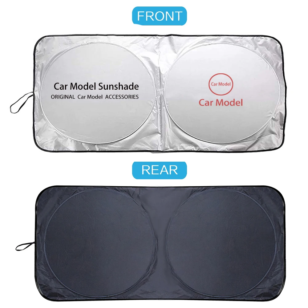 150x70 см УФ защита щит солнцезащитный дисплей на лобовое стекло автомобиля козырек