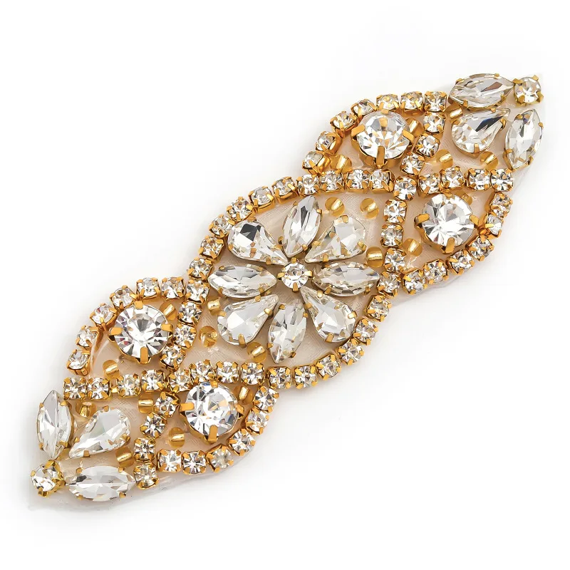 1 шт. стразы аппликации из розового золота отделка страз сделай сам свадебная