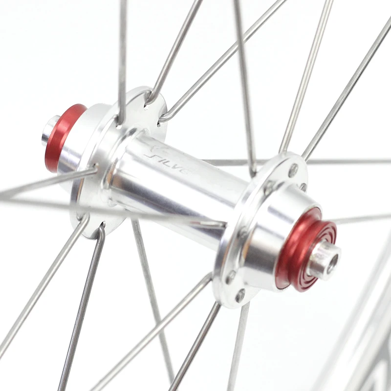 SILVEROCK Alloy V Brake Wheelset 20" 406 451 Rim Caliper 4cm High Profile 74 130 Folding Bike Minivelo Wheels | Спорт и