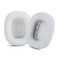 replacement protein leather memory foam earpads ear cushions pad cover repair parts for apple airpods max headphones with magnet