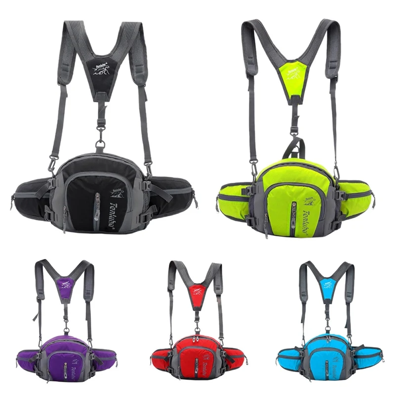 men women running waist bag cycling water bottle bag large capacity shoulder backpack outdoor travel slr camera bag free global shipping