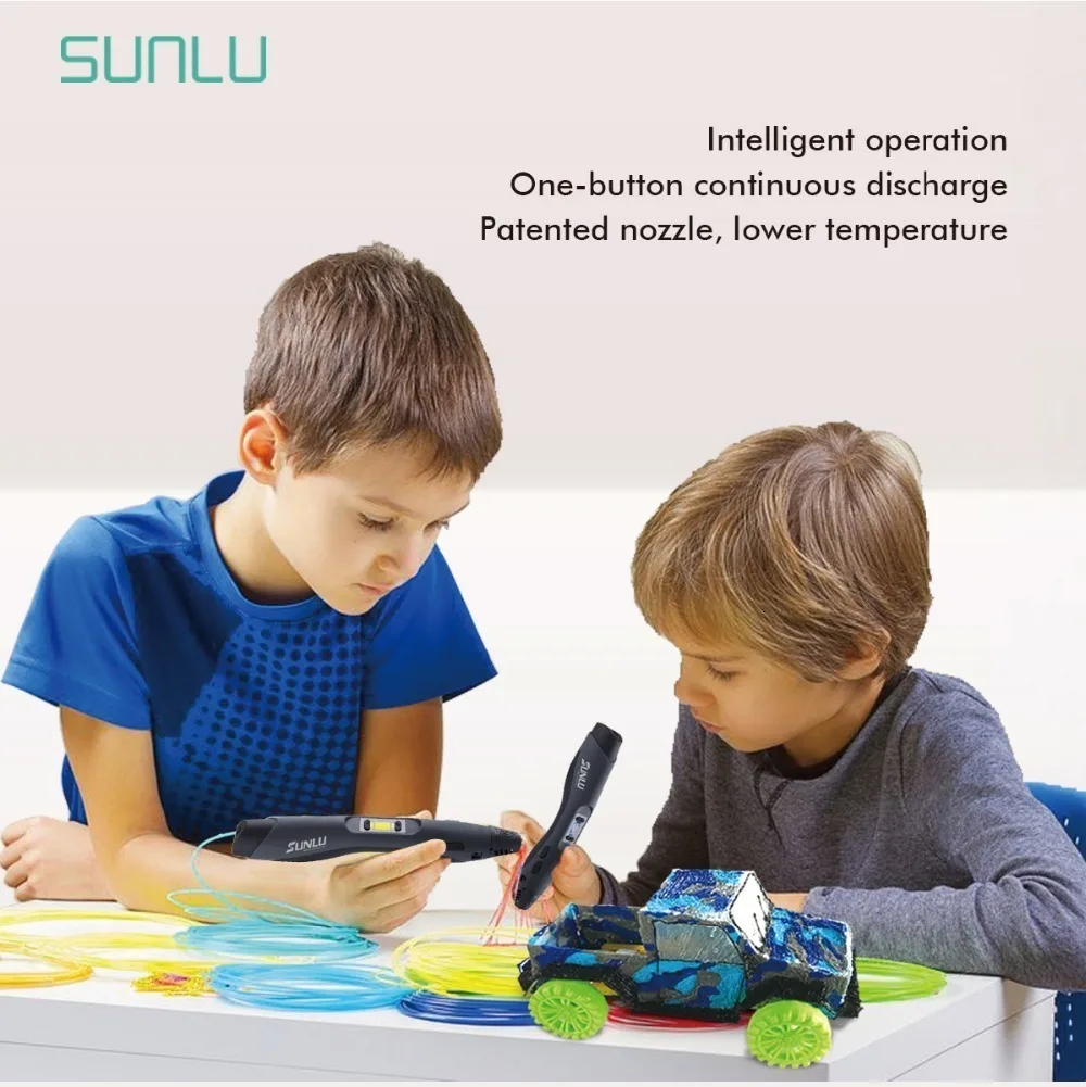 SUNLU SL-300 3D Ручка DIY 3D печать Ручка DIY Подарочная посылка печать автомобиля DIY Подарочная коробка для детей