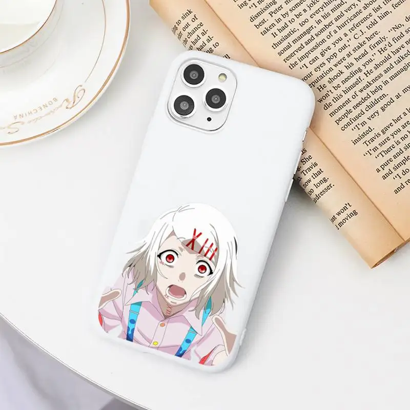 

Juzo Suzuya Tokyo Ghouls anime high quality Phone Case shell Candy Color for iPhone 6 7 8 11 12 s mini pro X XS XR MAX Plus