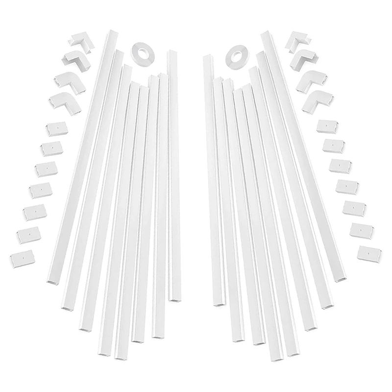 

Консилер для кабеля с одним шнуром, система управления настенным кабелем, комплект кабельной системы Hider Raceway для шнура питания