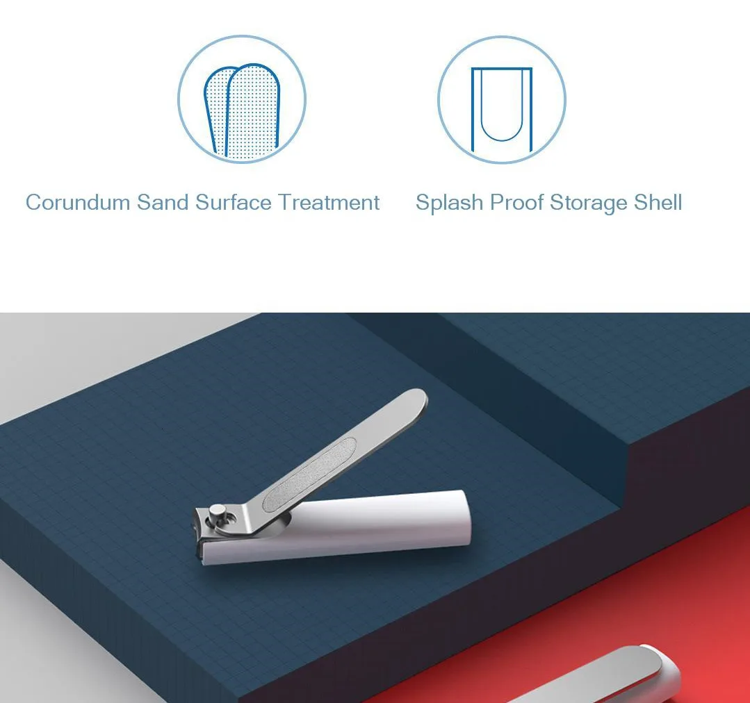 Xiaomi Mijia plash Proof машинка для стрижки ногтей Xio Mijia Defense Spatter Nail knife 420 нержавеющая сталь для красоты ногтей