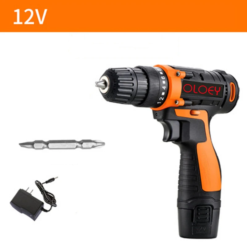 Электрическая аккумуляторная дрель 12 В 16 8 в 25 миниатюрная беспроводная с