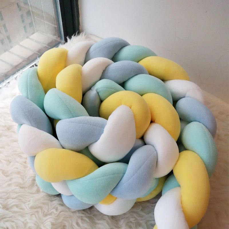 

1M/1.5M/2M Bumpers in the Crib Baby Bed Pillow Bumper Room Decor For Newborn Baby Things For Baby Protector Newborns Cushion Cot