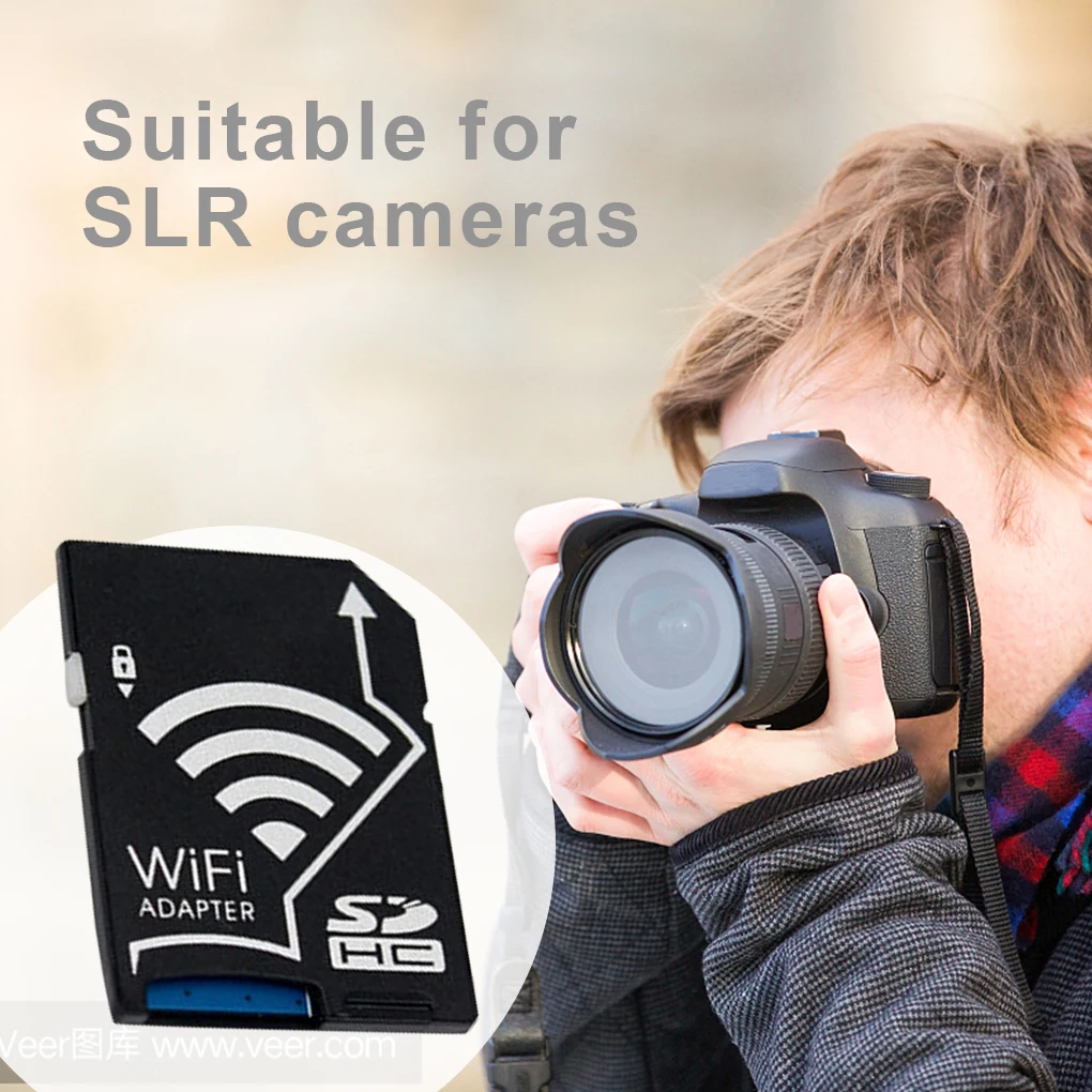 Адаптер для SD-карты Micro TF Wi-Fi конвертер флеш-карты Высококачественная камера