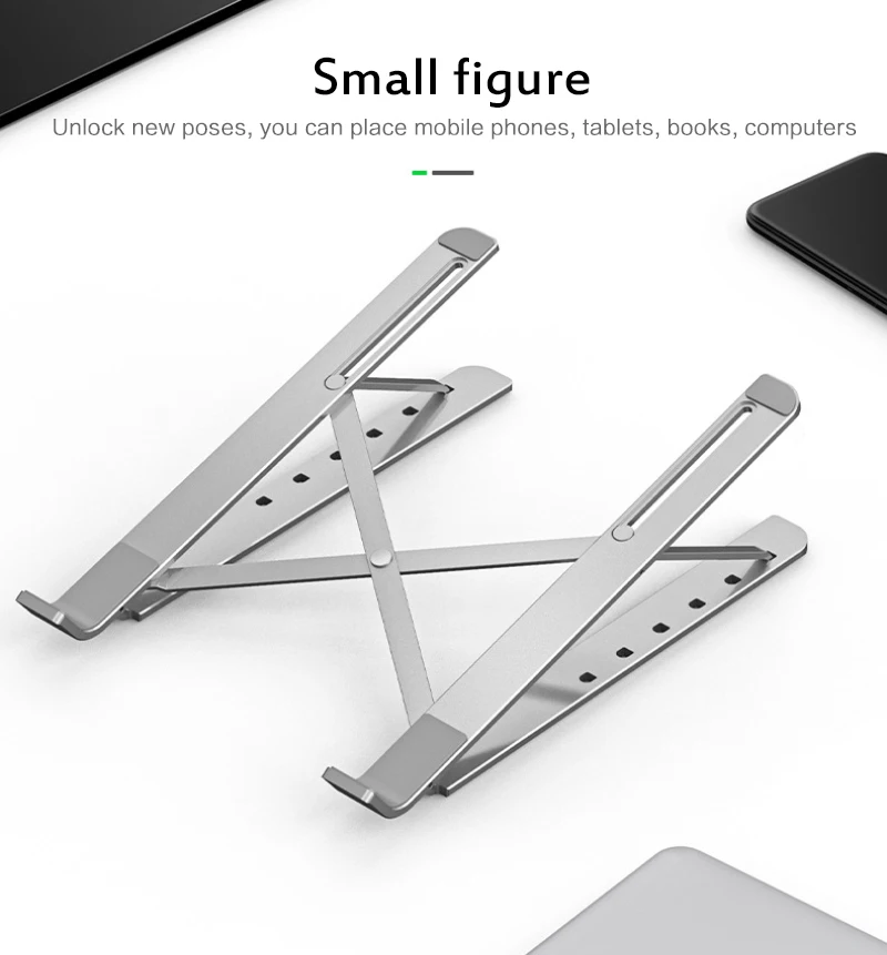 Портативная Складная подставка для ноутбука Подставка держатель ноутбуков