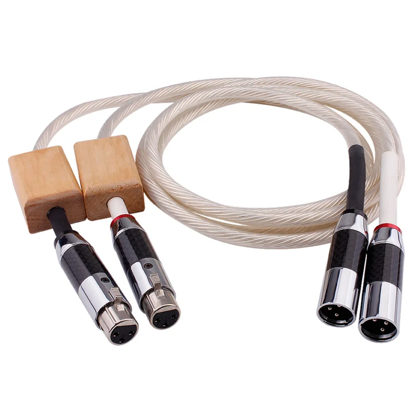 

Supreme Reference Brand New Interconnects Copper Rhodium Carbon XLR Cable 1M/1.5M DIY Cable Audiophile DHL Shipping 1Pair