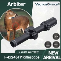 vector optics arbiter 1 4x24 hunting riflescope long eye relief illuminated red telescopic sight scope fit 30 06 308 ar15 m4