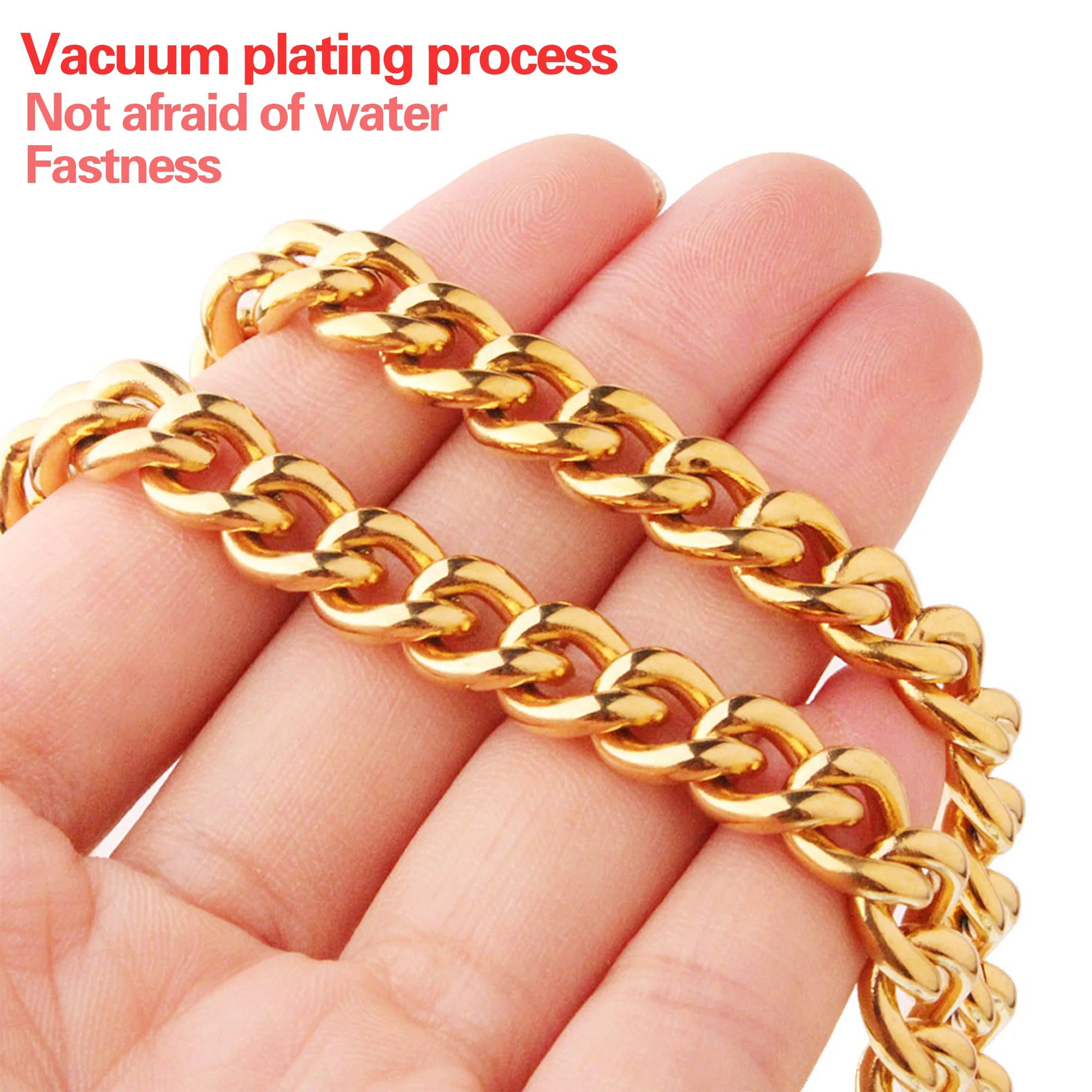 Модные мужские ожерелья кубинская цепочка Майами полированная твердая Цепочка